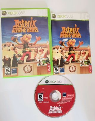 Asterix At The Olympic Games (microsoft Xbox 360,  2008).  Complete.  Rare.  Ntsc