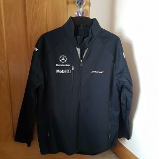 Rare Designer Mens Mclaren Mercedes Softshell F1 Formula 1 Racing Jacket