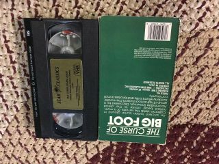 THE CURSE OF BIGFOOT HORROR SOV SLASHER RARE OOP VHS BIG BOX SLIP 2