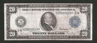 Rare Glass York 1914 $20 Federal Reserve Note
