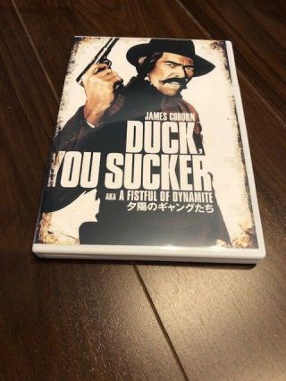 Rare Japanese Dvd Of Duck You Sucker With James Coburn - World