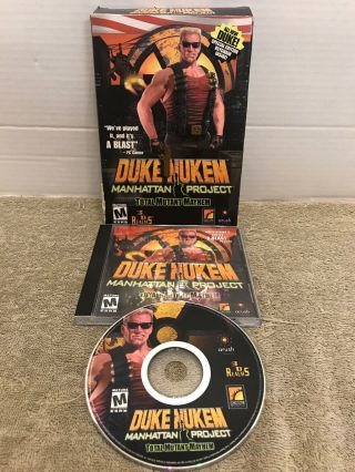 Duke Nukem Manhattan Project Total Mutant Mayhem - Rare - Pc Game