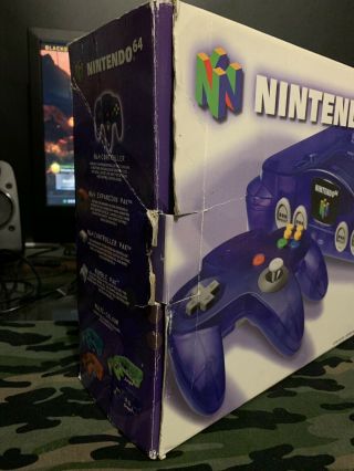 Funtastic Purple Grape N64 Nintendo 64 With Controller Pal Aus Rare 2