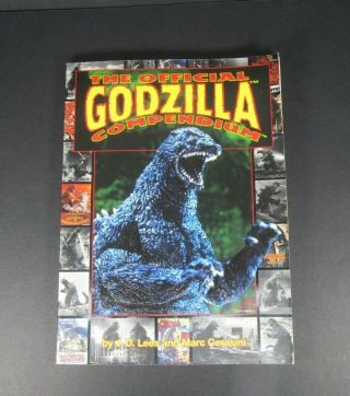 The Official Godzilla Compendium By Marc Cerasini & Jd Lees (rare,  Out Of Print)