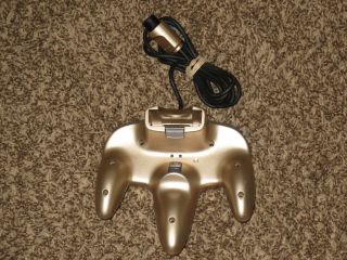 Great Nintendo 64 N64 Gold Official Controller 100 Authentic RARE 2
