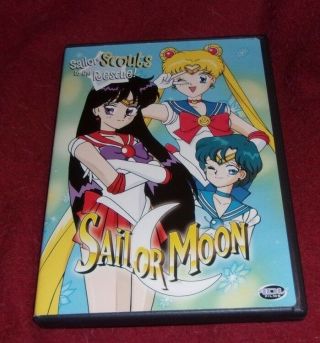 Sailor Moon Dvd Vol.  2: Sailor Scouts To The Rescue Rare Oop Engilsh Version Dvd