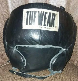 Vintage Tuf - Wear Boxing Headgear For Sparring Collectors Item Rare