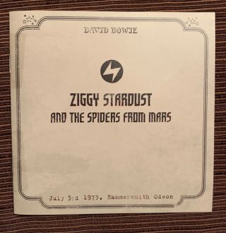 David Bowie Ziggy Stardust Soundtrack 30th Anniversary 2 - CD Box Set 2003 RARE 4