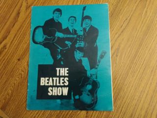 The Beatles Rare August 1963 U.  K.  Tour Program Complete Unmarked Cond