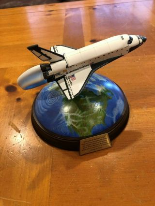 Danbury Space Shuttle Columbia (STS - 107) Memorial Model RARE & HTF 7
