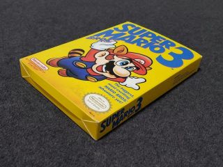 NES Nintendo MARIO BROS 3 1st Print Left BROS CIB Box Game RARE Brothers 3