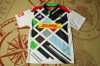 Harlequins England 2014 Rare Rugby Jersey Shirt Maglia Adidas Size Xl