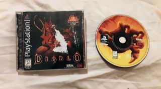Diablo (sony Playstation 1,  1998) Rare Ps1 One.  Complete On Ps2 Ps3