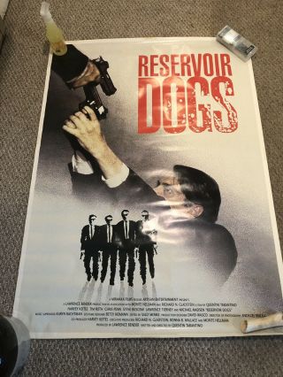 Reservoir Dogs - Rare 55” X 40” Copyright 1991 Promo Movie Poster