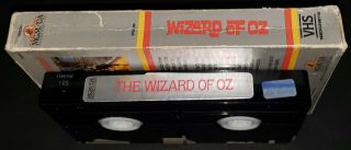 The Wizard of Oz VHS 1983 MGM Big Box Judy Garland VERY RARE 4