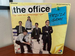 The Office Trivia Game (pressman - 2008) Rare / Oop Board Game -