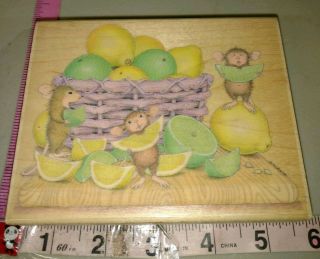 House Mouse,  Citrus Punch,  Rare,  C,  Stampabilities,  729,  Rubber Stamp,  Wood