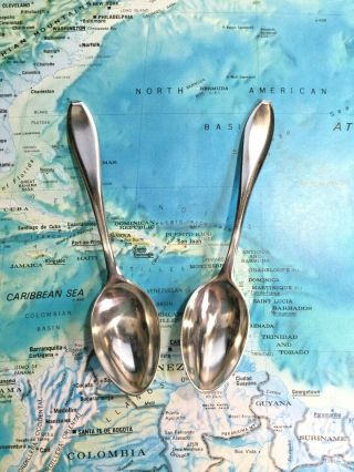 Rare Vintage Polish Joseph Fraget Silverplate Demitasse Spoons