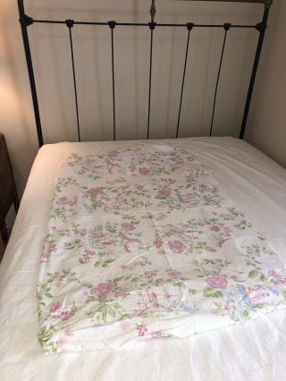 Pottery Barn Kids Rare Asian Cherry Blossom Fitted Crib Sheet
