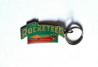 Rare The Rocketeer Movie Promo Keychain - Helmet Jetpack Timothy Dalton Disney