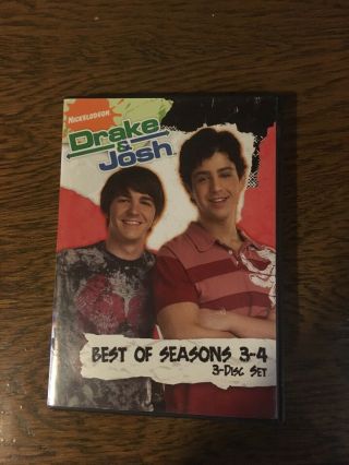 Drake & Josh: Best Of Seasons 3 - 4.  3 - Disc Set.  Rare / Out Of Print.