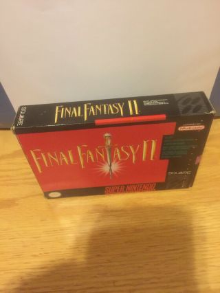 Final Fantasy II (Nintendo Entertainment System,  1991) Complete Rare RPG 3