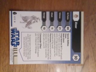 Star Wars Miniatures Imperial Entanglements 40 Xizor Very Rare
