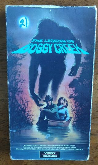 The Legend Of Boggy Creek Rare 1990 Vhs Tape