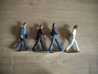 The Beatles Abbey Road Set Of 4 Lead Figures Box RARE COLLECTORS 7