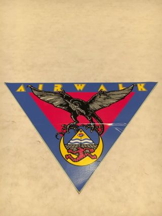 Airwalk Rare Vintage Pyramid Logo Footwear Vintage 80 