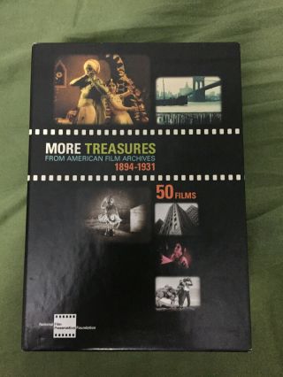 More Treasures From American Film Archives 1894 - 1931 Nfpf Dvd 2004 Rare Oop