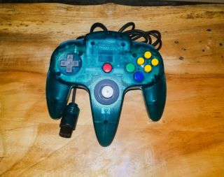 RARE Funtastic Ice Blue Nintendo 64 N64 Bundle,  Game,  Controllers,  Expansion Pack 5