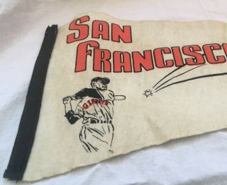 Rare,  Vintage early 1960s San Francisco Giants Home Run Pennant, 2