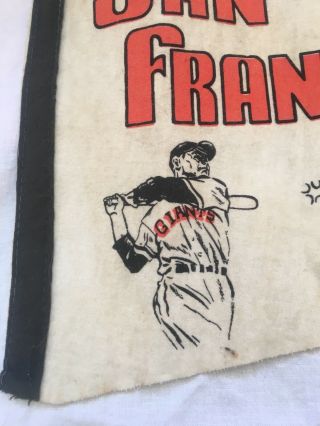 Rare,  Vintage early 1960s San Francisco Giants Home Run Pennant, 3
