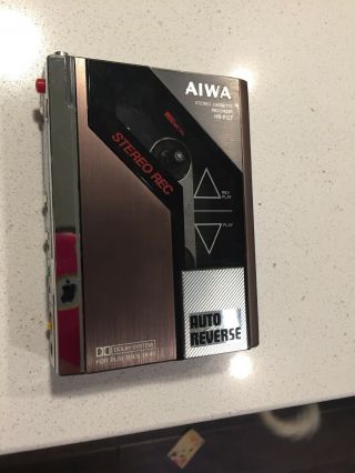 Rare Aiwa Hs - F07 Walkman Cassette Player Japan Music