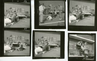 Randolph Mantooth Kevin Tighe Emergency Rare 1972 Nbc Tv Photo Proofsheet Set