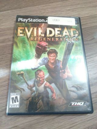 Rare Playstation 2 Ps2 Evil Dead Regeneration Game Complete