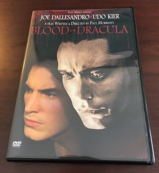 Blood For Dracula (1974) On Dvd - Very Rare Oop