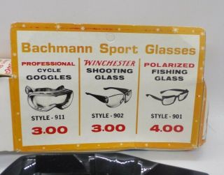 Stein Eriksen Skiing Sports Goggles Vintage Rare Bachmann Official 5