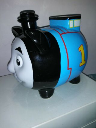 Rare Thomas The Train Tank Engine 1 Blue Ceramic Piggy Bank Fab Starpoint