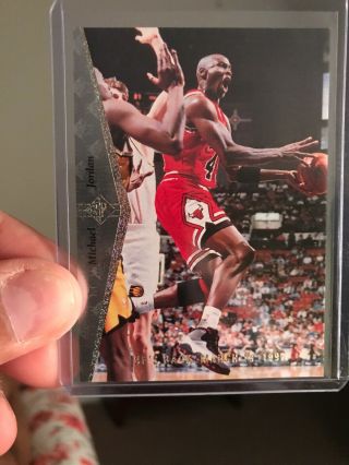 Rare: 1994 - 95 Upper Deck Sp Michael Jordan Silver Parallel Insert He 