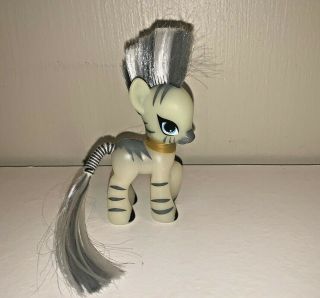 My Little Pony G4 Fim Brushable Zecora Tru Glow In The Dark Gitd Zebra Htf Rare