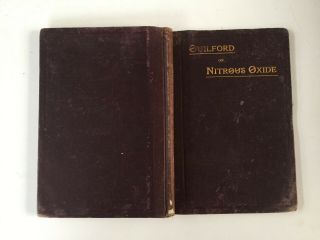 1887 Antique Medical Dentistry Book Guilford On Nitrous Oxide 1st Hb Rare