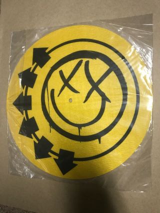 Limited Edition Blink 182 - Yellow Turntable Slip Mat - Rare 