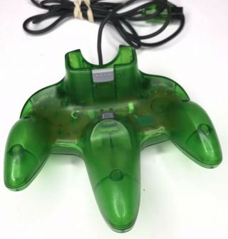OEM Nintendo 64 N64 Jungle Green Funtastic Authentic Video Game Controller Rare 2