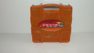 Rare Beyblade Brown Orange Carrying Case Parts Top Stadium Beylocker Metal Fury
