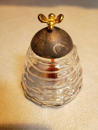 Rare Michael Aram Glass Honey Pot
