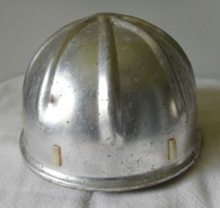 Aluminum Hard Hat Vintage Antique Rare 3