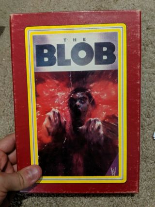 The Blob - Rare Horror Cult Gore Vhs Big Box Cut Box Erol 