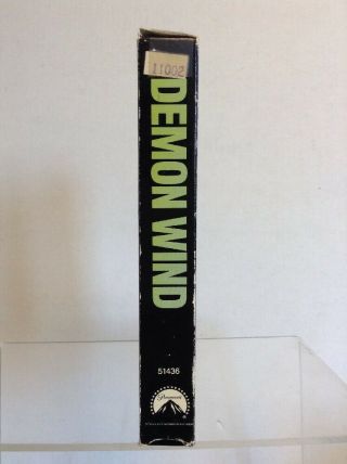Demon Wind (VHS,  1990) Ultra Rare Horror PRISM,  and 2